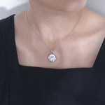 S925 Sterling Silver Natural White Shell Necklace