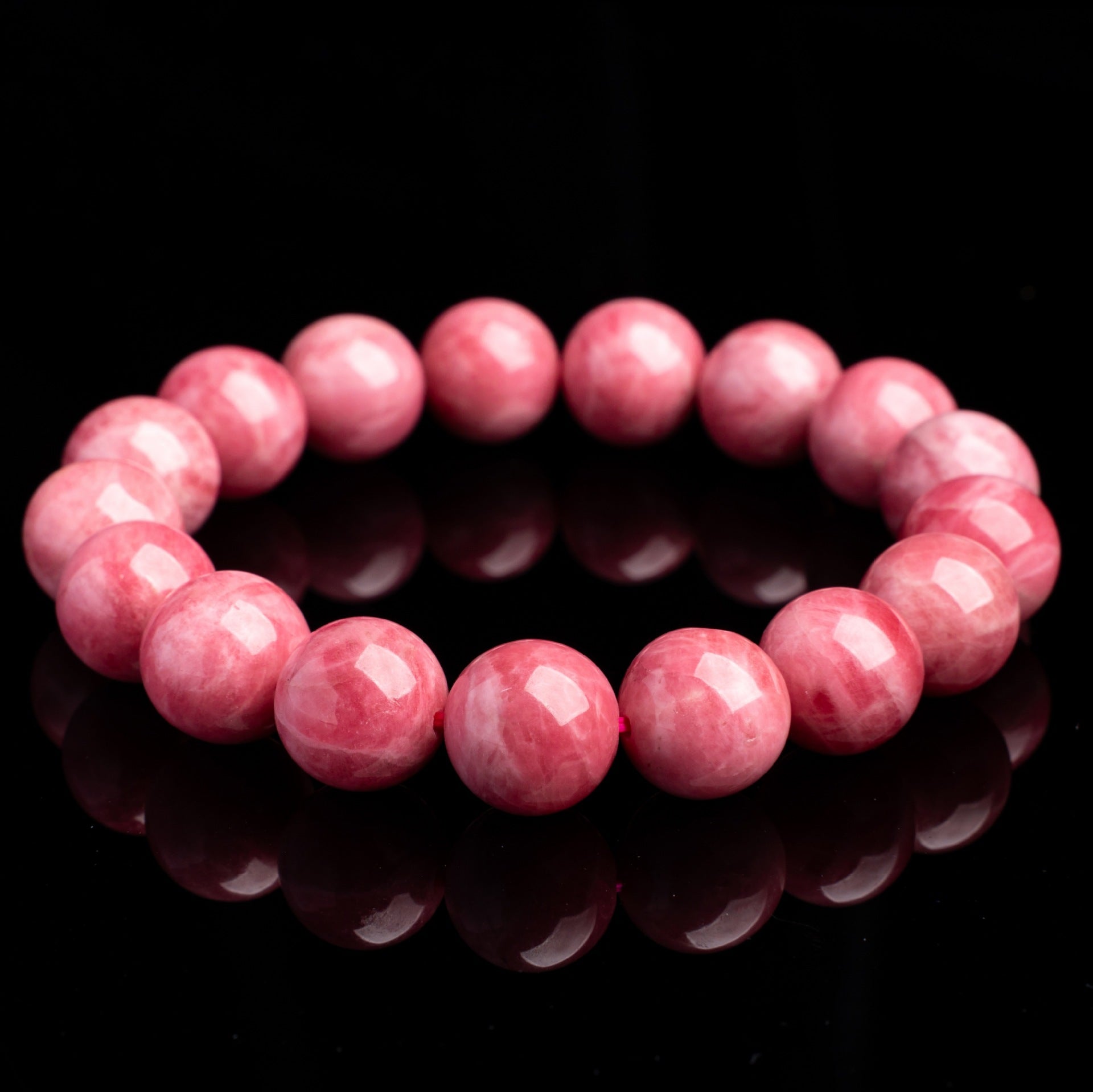 Natural Rhodonite Beaded Bracelet