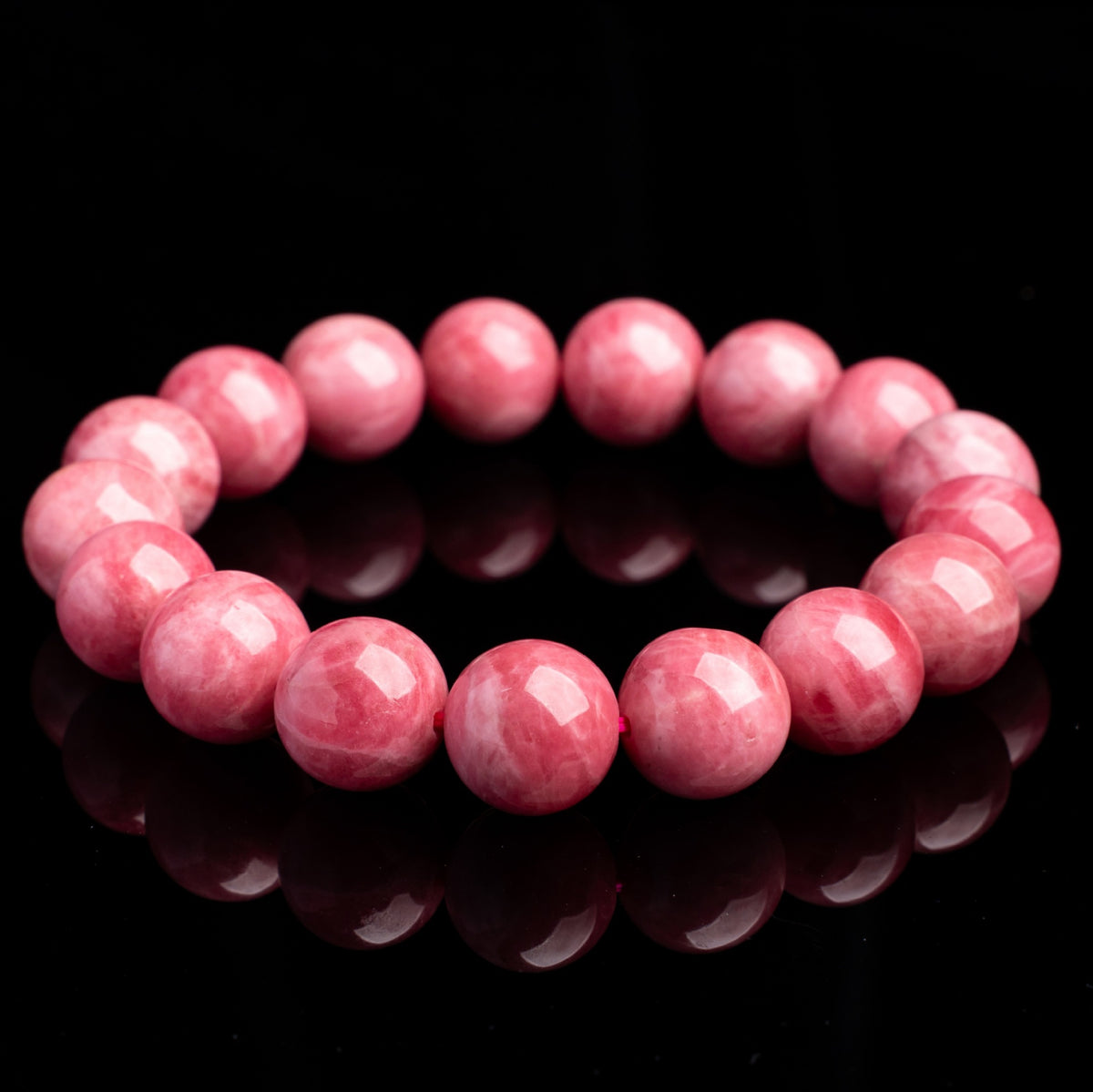 Natural Rhodonite Beaded Bracelet