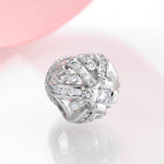 S925 Sterling Silver Hollow Zircon Crown Pendant
