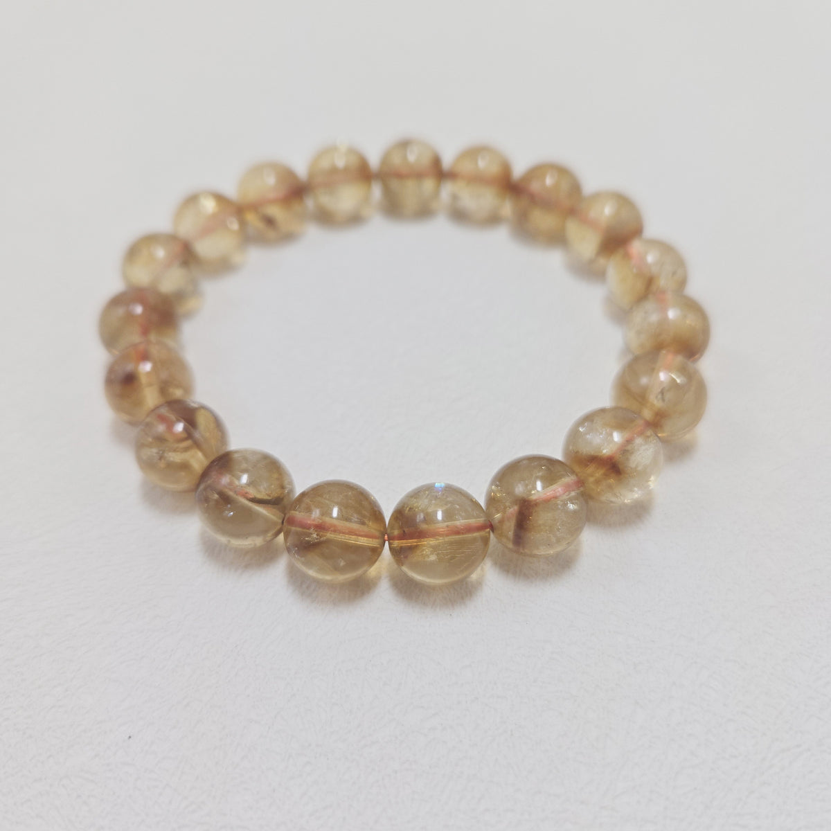 Natural Citrine Beaded Bracelet