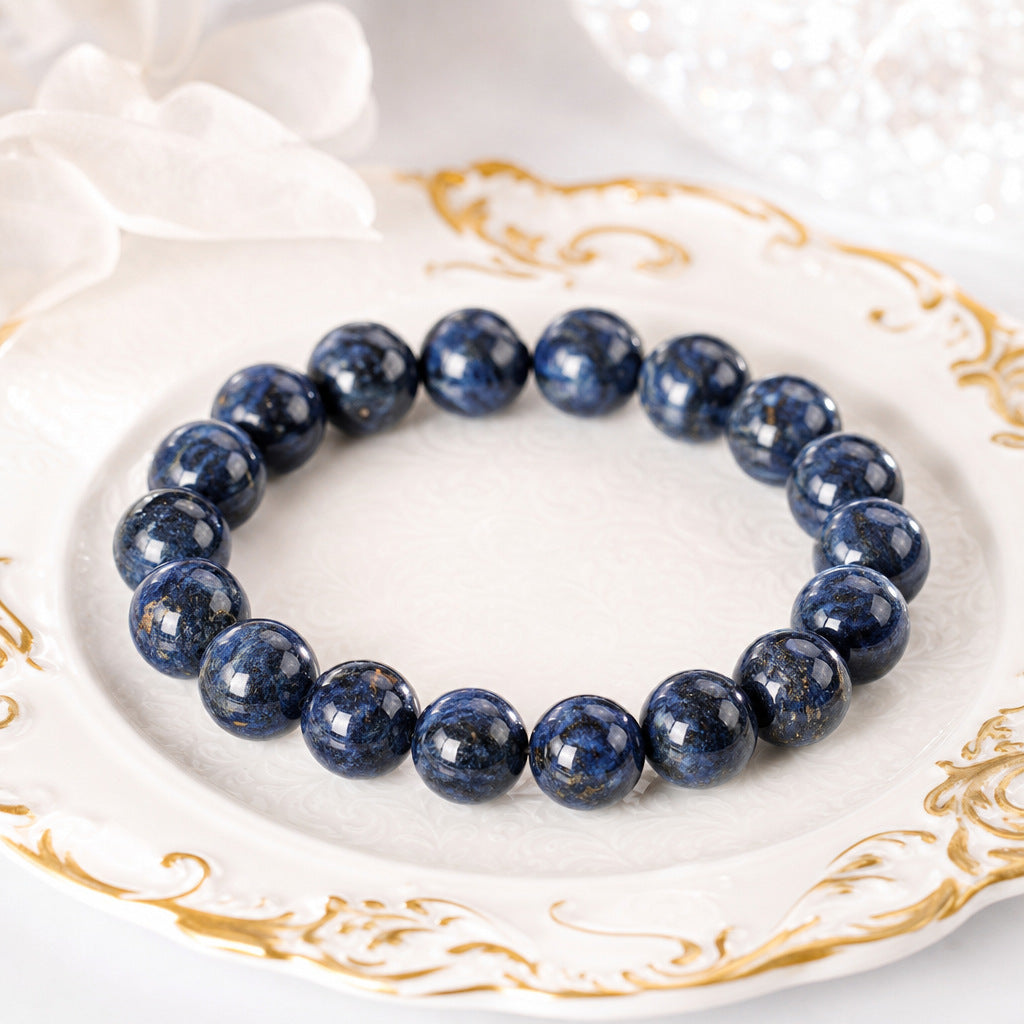 Natural Blue Pietersite Crystal Bracelet