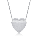 S925 Sterling Silver Three-Dimensional Love Necklace