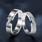 S925 Sterling Silver Moissanite Engagement Ring
