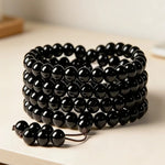 Natural Golden Sheen Obsidian Bracelet