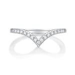 S925 Sterling Silver Moissanite Crown Adjustable Ring