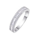 S925 Silver Moissanite Ring