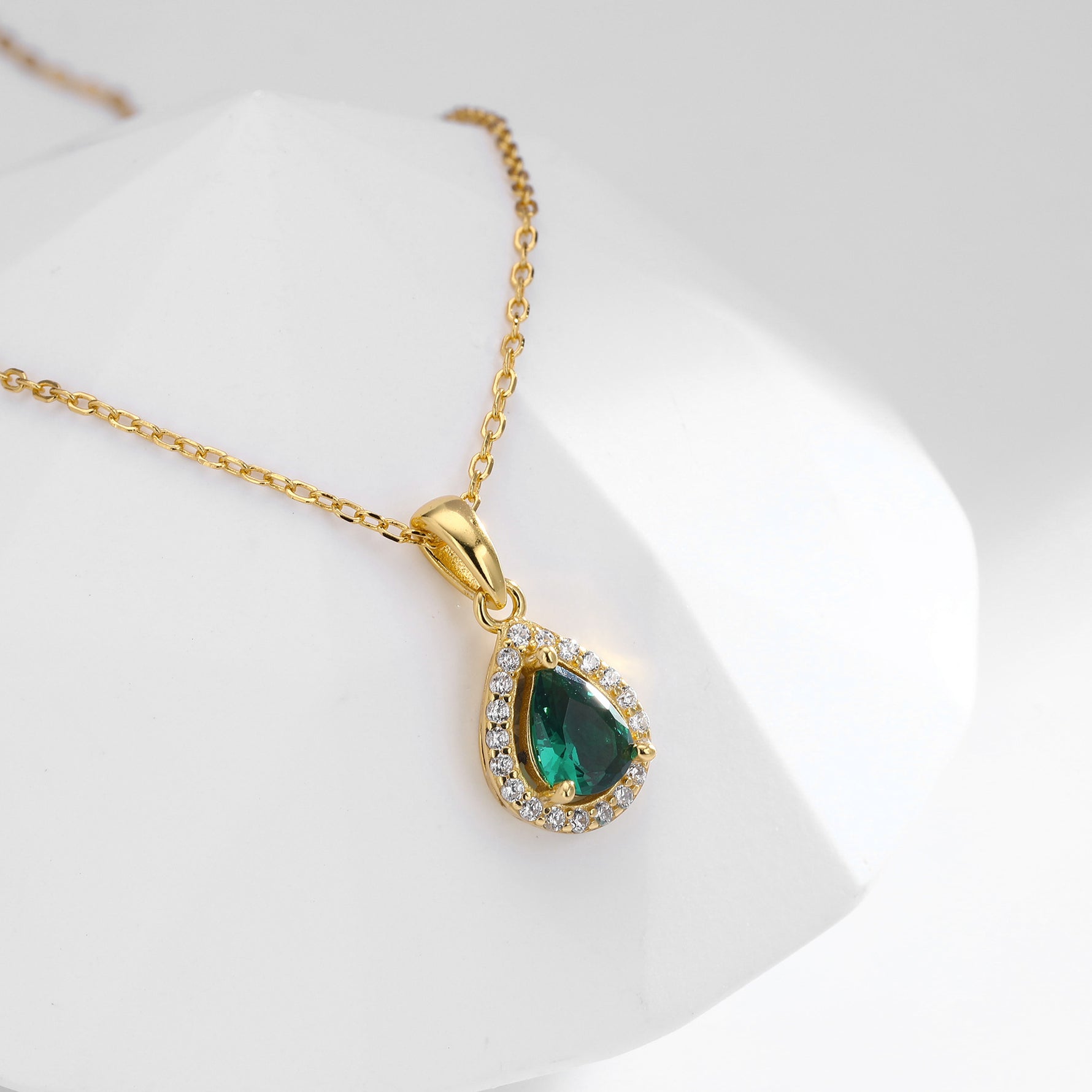 Double-layer zircon earrings and affordable luxury zircon necklace