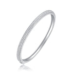 S925 Sterling Silver Moissanite Row Bracelet