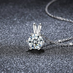S925 Sterling Silver Classic Six-Claw Necklace