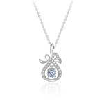 S925 Sterling Silver New Chinese Palace Style Pendant Necklace