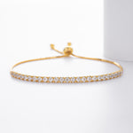 S925 Sterling Silver Diamond-Accented Bracelet