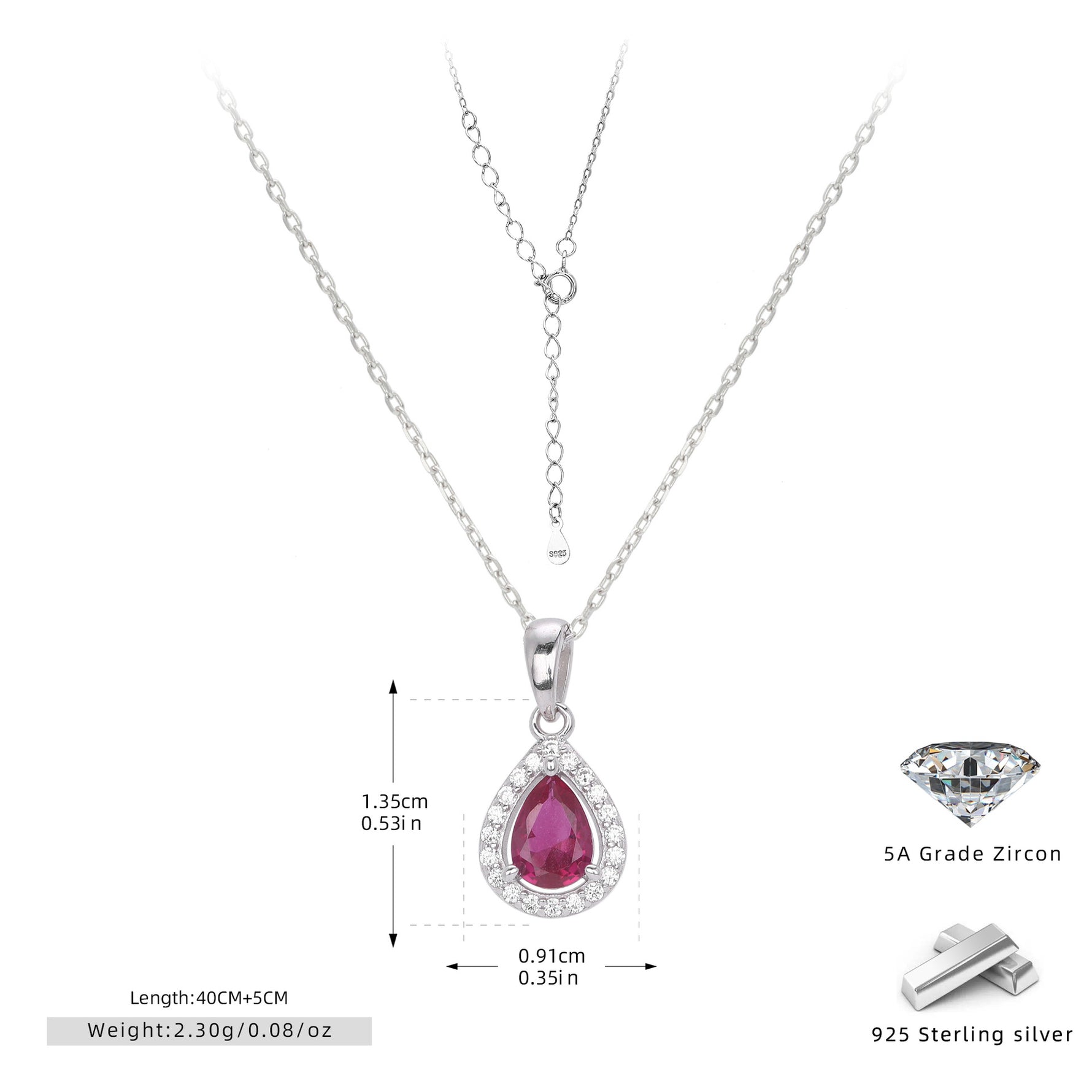 Double-layer zircon earrings and affordable luxury zircon necklace