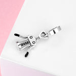 S925 Sterling Silver Creative Bottle Opener Pendant