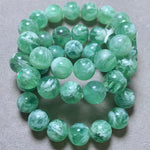 Natural Feather Fluorite Single-Strand Bracelet