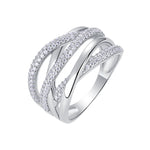 S925 Silver Moissanite Ring
