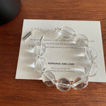 S925 Sterling Silver and White Crystal Bracelet