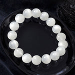 Natural White Moonstone Bracelet
