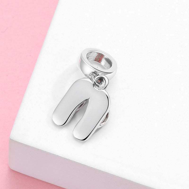 S925 Sterling Silver Flip Flop Pendant