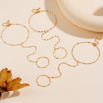 925 Silver Super Shiny Tile Chain Finger Chain Bracelet