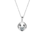 S925 Sterling Silver Moissanite Horse Hoof Pendant Necklace