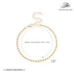 S925 Sterling Silver Smooth Bead Bracelet