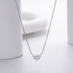 S925 Sterling Silver Niche Design Zirconia Necklace