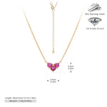 S925 Sterling Silver Niche Design Zirconia Necklace