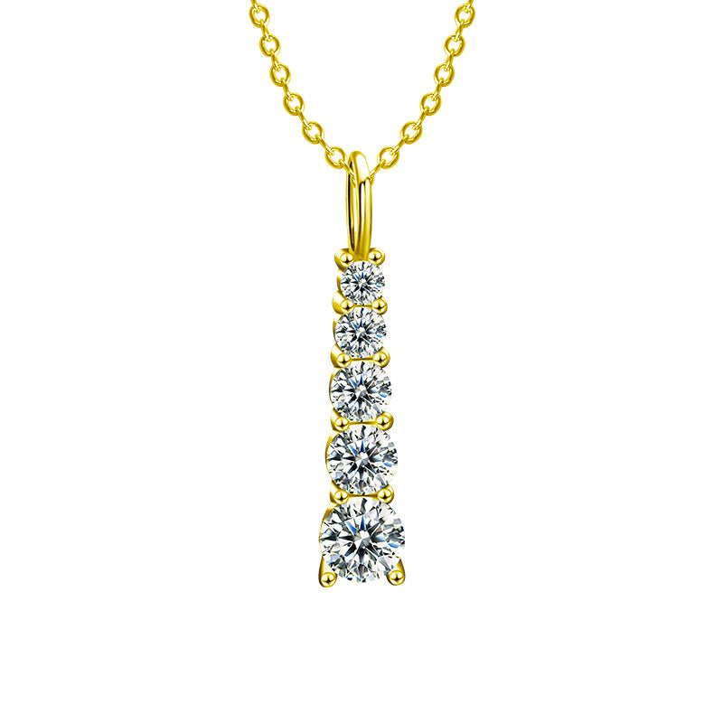 S925 Sterling Silver Moissanite Necklace