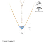 S925 Sterling Silver Niche Design Zirconia Necklace
