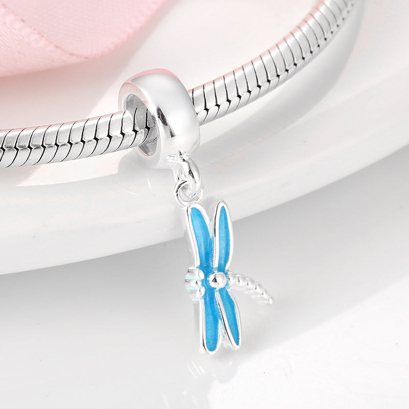 S925 Sterling Silver Dragonfly Pendant