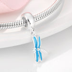 S925 Sterling Silver Dragonfly Pendant