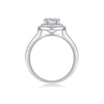 S925 Silver Sweet-Style Moissanite Ring