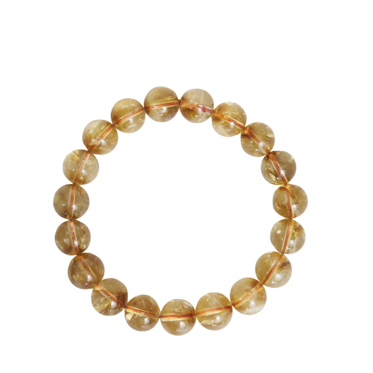 Natural Citrine Beaded Bracelet