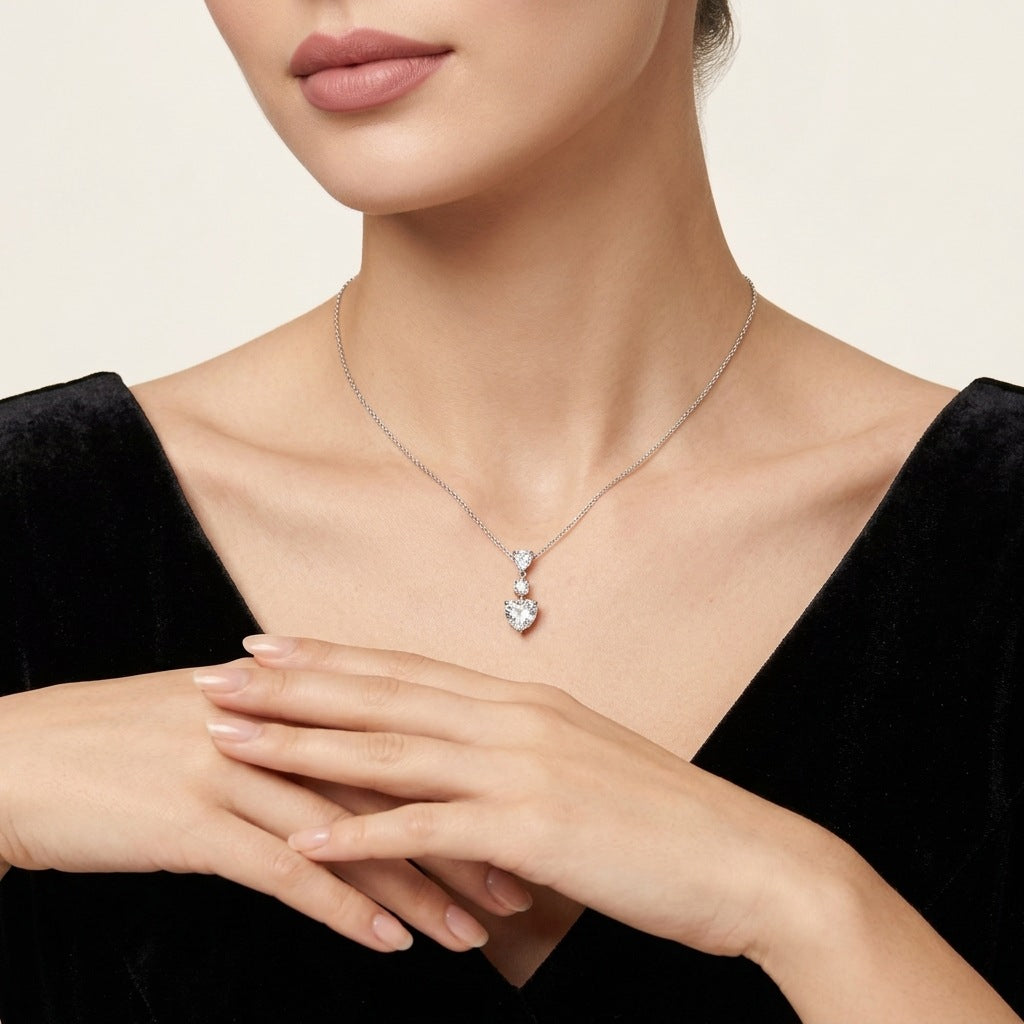 S925 Silver Moissanite Necklace