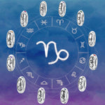 S925 Sterling Silver 12 Constellation Zircon Spacer Beads Pendant
