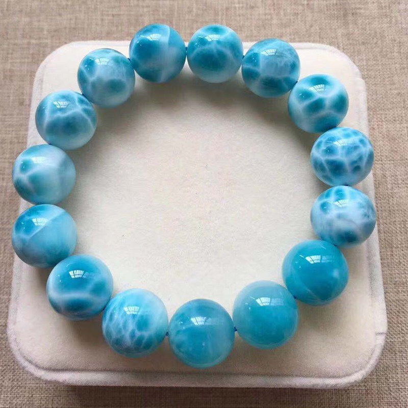 Natural Blue Larimar Bracelet