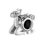 S925 Sterling Silver Camel Bead Pendant