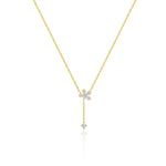 S925 Sterling Silver Sparkling Zircon Necklace