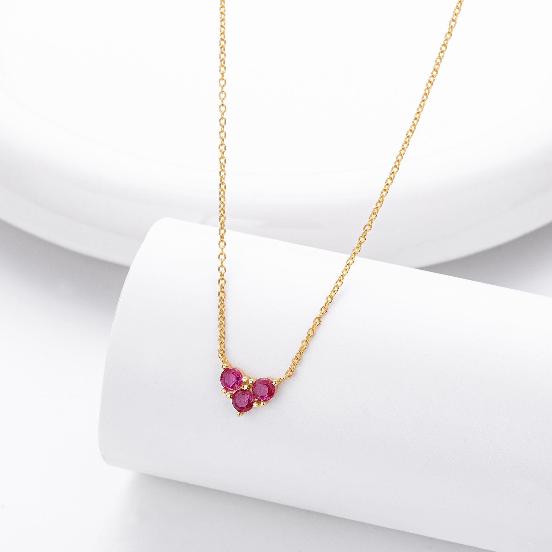 S925 Sterling Silver Niche Design Zirconia Necklace
