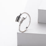 S925 Sterling Silver Sexy Minimalist Ring with Adjustable Opening