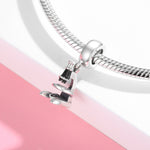 S925 Sterling Silver Microscope Bead Pendant
