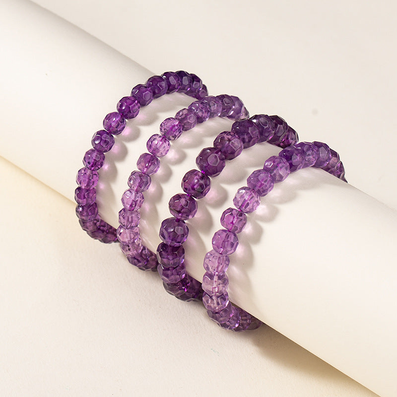 Natural Brazilian Amethyst Bracelet