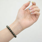 Natural Pyrite Bead Bracelet