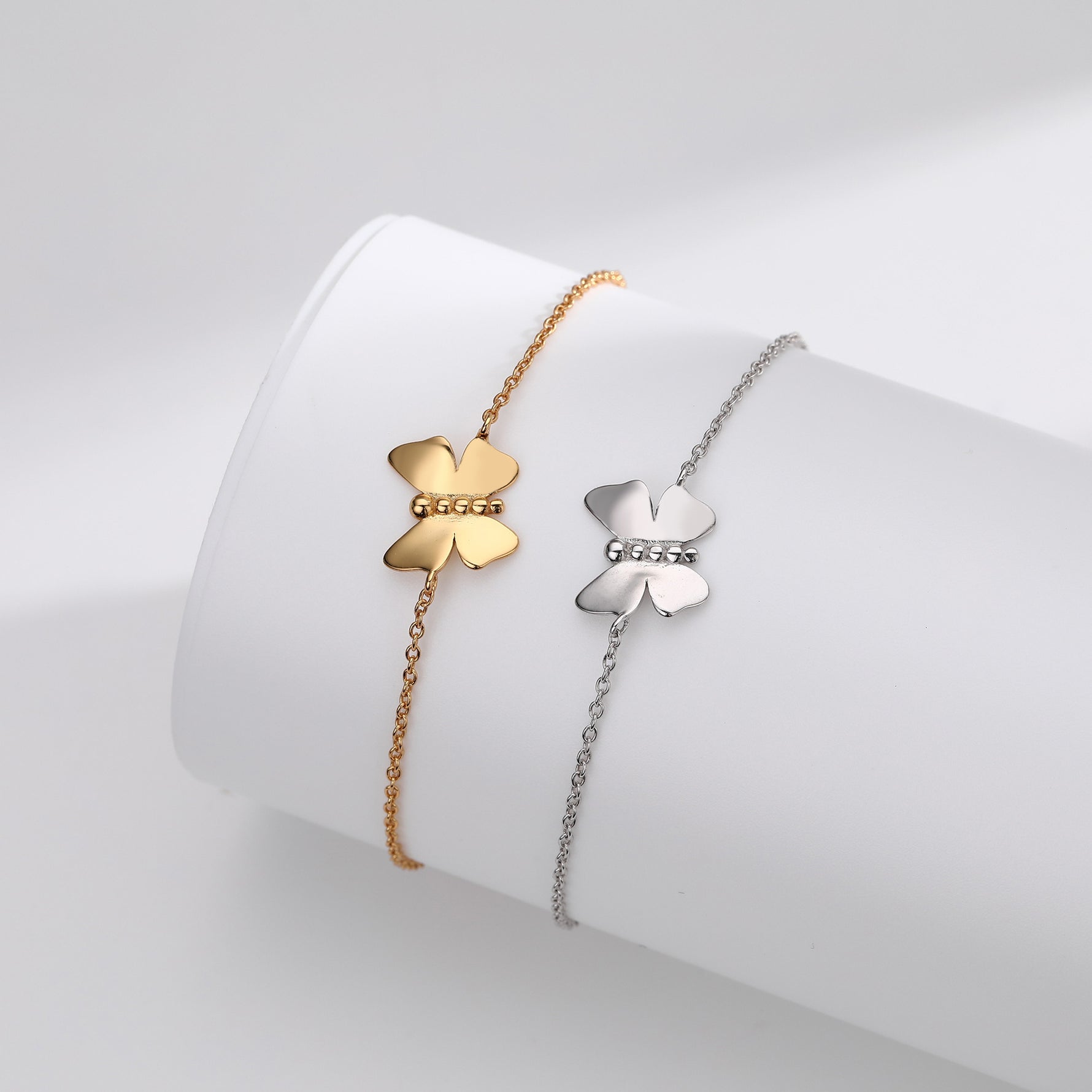 S925 Sterling Silver Butterfly Bracelet