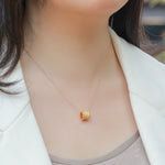 S925 Sterling Silver Slim Waist Wheat Ear Necklace