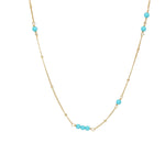 S925 Sterling Silver Turquoise Necklace