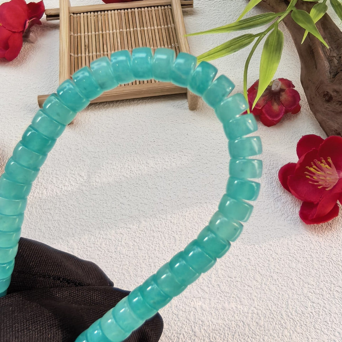 Natural Amazonite Crystal Bracelet