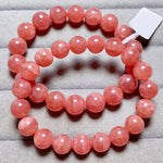 Natural Rhodochrosite Crystal Bracelet
