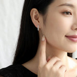 S925 Silver "Dawn" Moissanite Earrings